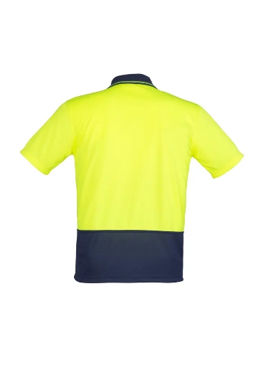 Picture of Syzmik, Unisex Hi Vis Basic Spliced S/S Polo